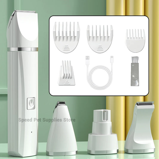 4-In-1 Pet Grooming And Care Set